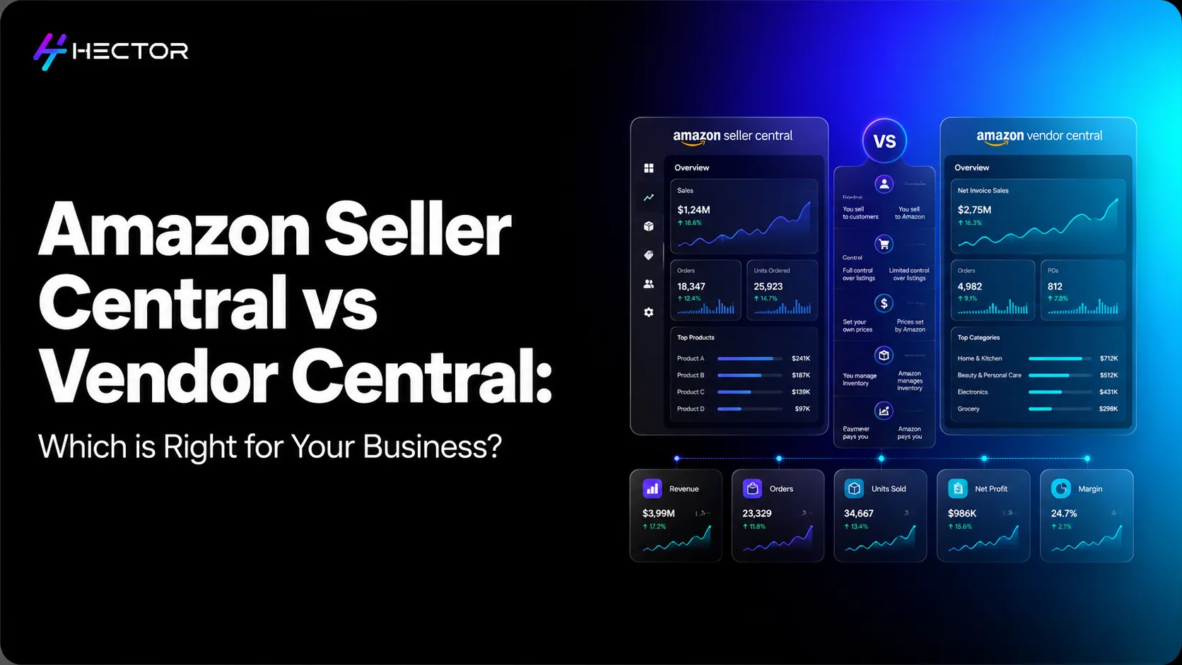 Amazon Seller Central vs Vendor Central: Which is Right for Your Business?